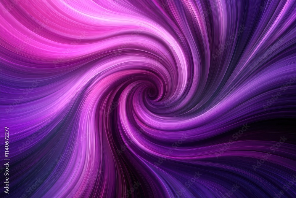 Obraz premium Stunning Abstract Swirling Purple Artwork