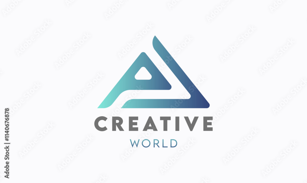 abstract a logo letter design abstract a logo letter design