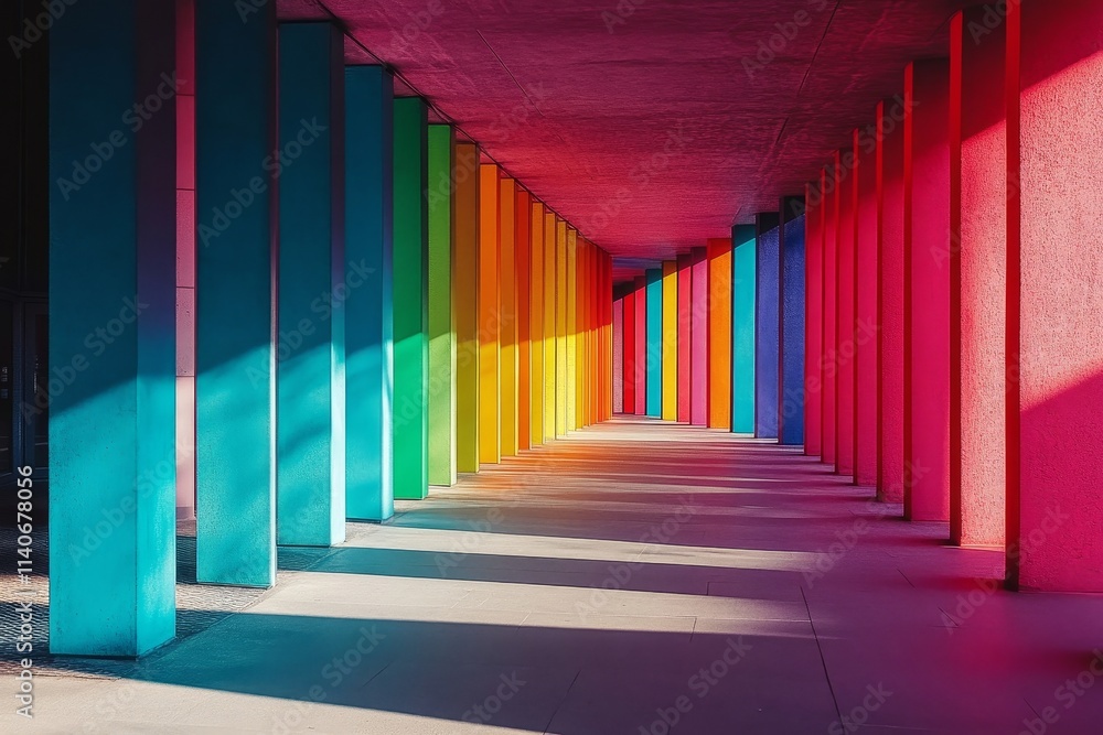 Fototapeta premium space tones with deep vibrant colors, Generative AI