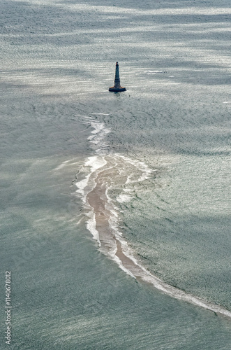 vue aérienne du phare de Cordouan en France photo