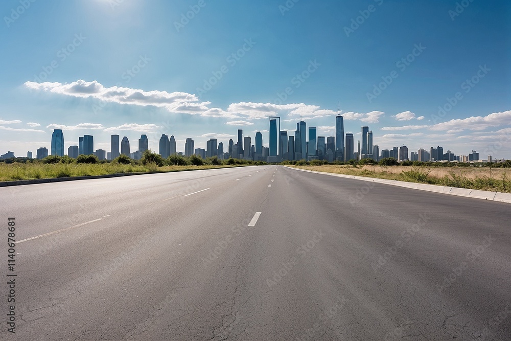 Fototapeta premium road in the city