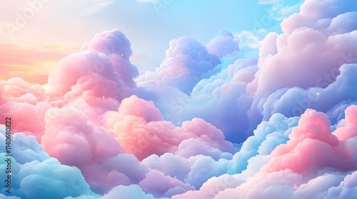 Soft Blurred Pastel Gradient Background for Transitions