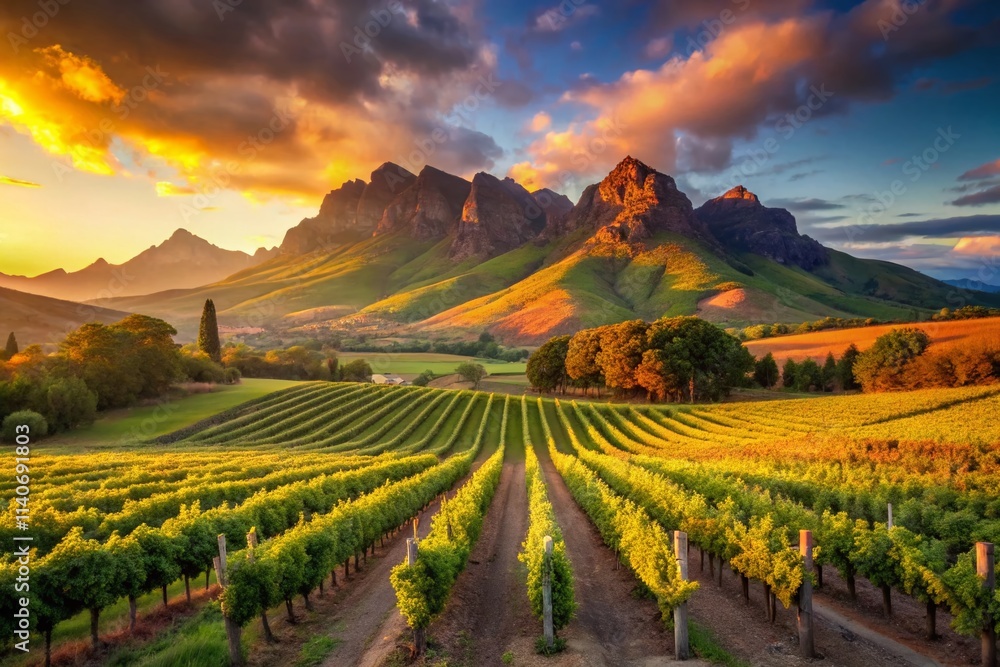 Stellenbosch South Africa: Vineyards, Mountains, Cape Winelands Photography Stellenbosch South Africa: Vineyards, Mountains, Cape Winelands Photography