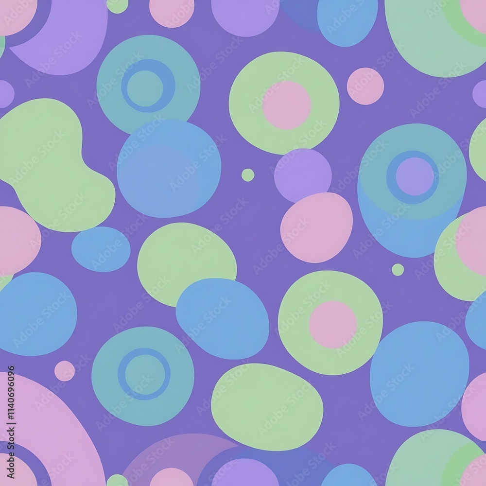 Pastel Dreams: Abstract Seamless Pattern Pastel Dreams: Abstract Seamless Pattern