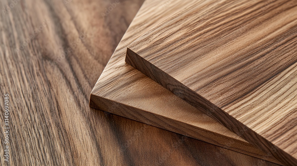 Close-up of beautifully crafted wooden surfaces with rich textures. Close-up of beautifully crafted wooden surfaces with rich textures.