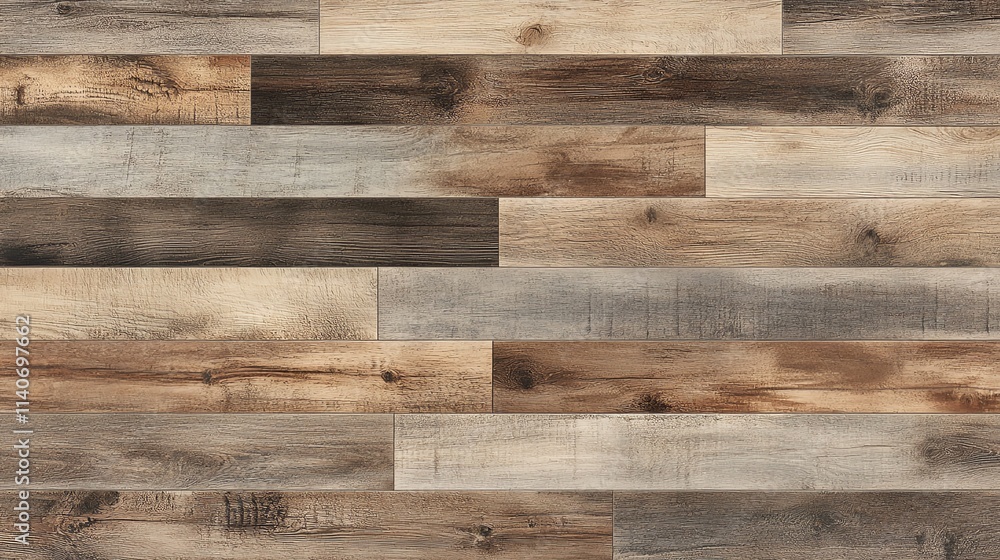 Close-up of rustic wooden wall panels in a textured pattern. Close-up of rustic wooden wall panels in a textured pattern.