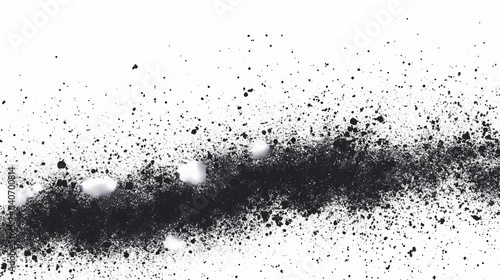 Black and white ashen texture gradient background with abstract noise pattern. Ashen. Illustration