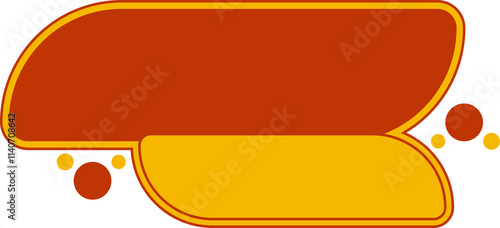 abstract speech bubbles