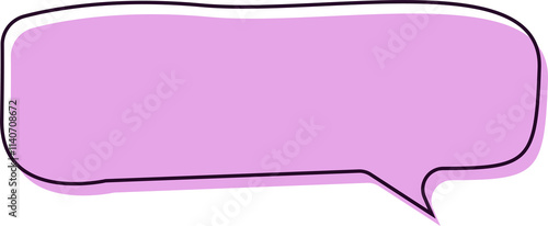 purple speech bubble