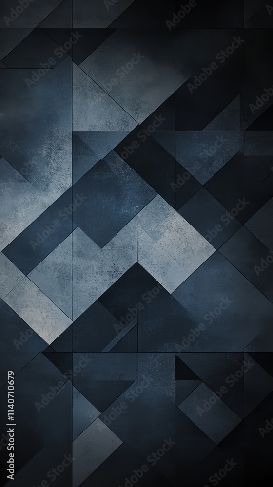 Sleek geometric design with overlapping shapes in various shades of blue and gray creating a modern and minimalist aesthetic Sleek geometric design with overlapping shapes in various shades of blue and gray creating a modern and minimalist aesthetic