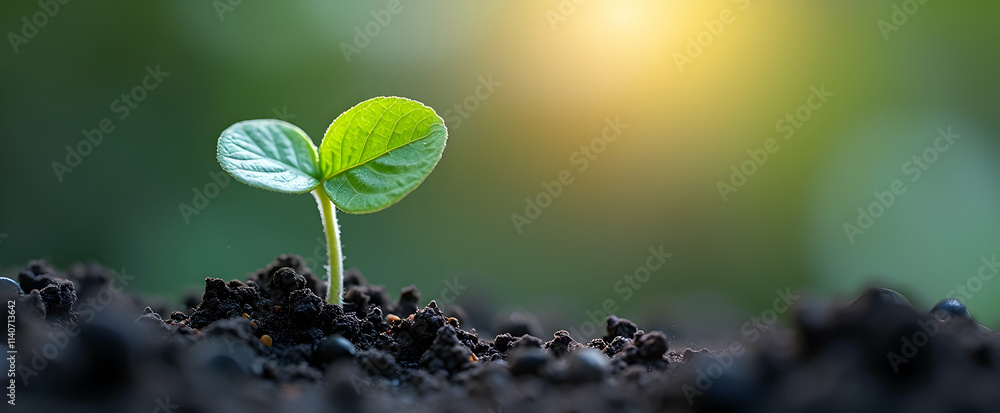 A tiny sprout emerges, reaching for the golden sunrise. New life blossoms in the rich earth, promising growth and hope. A tiny sprout emerges, reaching for the golden sunrise. New life blossoms in the rich earth, promising growth and hope.