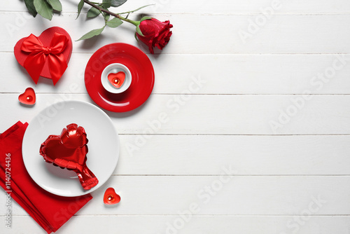 Beautiful table setting wit...