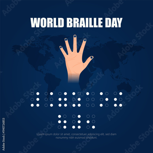World Braille Day, observed on January 4th, honors the invention of braille and raises awareness about its importance in empowering visually impaired individuals to access education