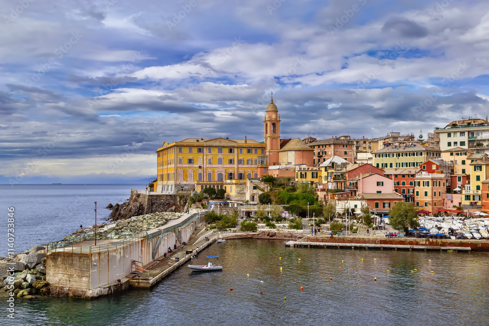 Fototapeta premium View of Nervi near Genoa, Italy