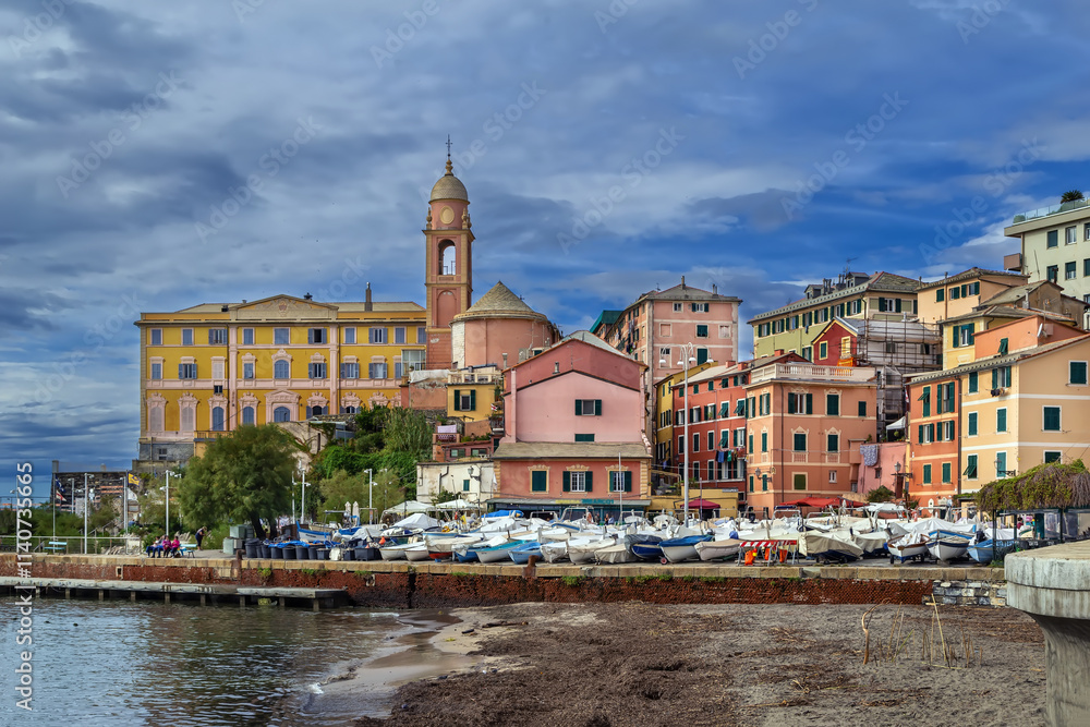 Fototapeta premium View of Nervi near Genoa, Italy