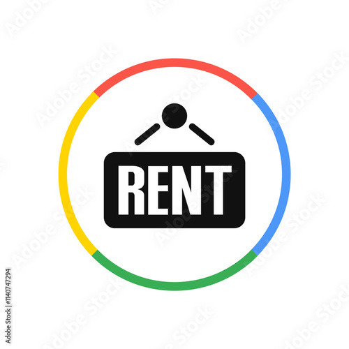 Rent Sign Icon