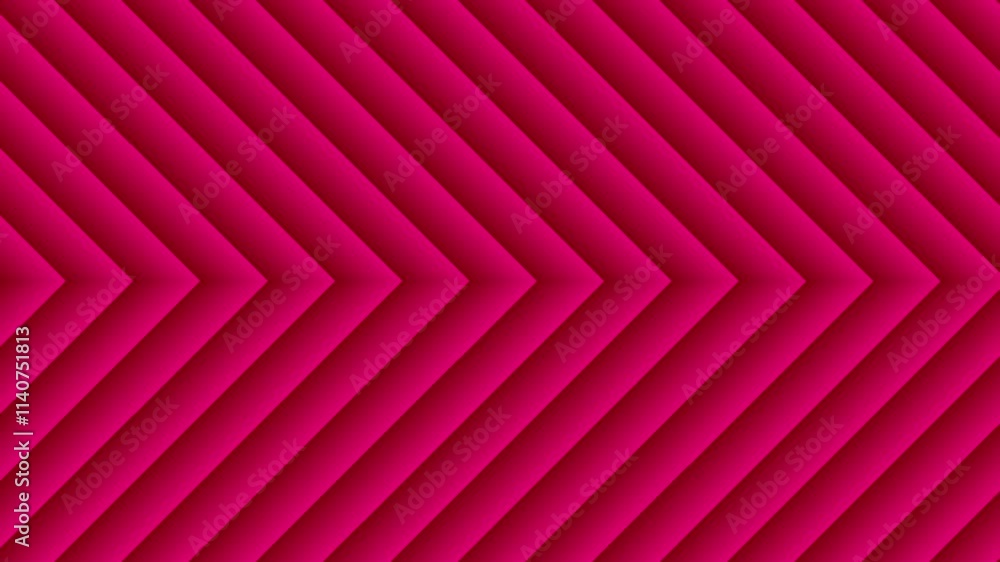animation vidéo en rouge flash, de triangles se déplaçant de la gauche vers la droite