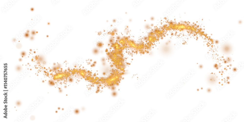 Gold curved light line, rope, spiral, tape. Smooth festive gold line with light effects. Light golden Twirl. Curve light effect of golden line. PNG.
Gold curved light line, rope, spiral, tape. Smooth festive gold line with light effects. Light golden Twirl. Curve light effect of golden line. PNG.