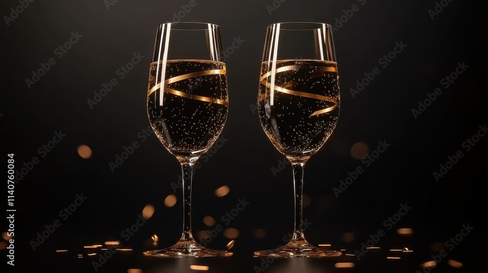 'vor Champagnergl?ser Hintergrund zwei festlichen confetti party sparkling wine bubbly glasses new year 2024 streamer gold christmas winter sylvester abut luck turn of the drink' 'vor Champagnergl?ser Hintergrund zwei festlichen confetti party sparkling wine bubbly glasses new year 2024 streamer gold christmas winter sylvester abut luck turn of the drink'