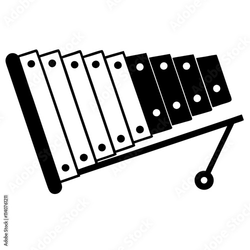 xylophone on white