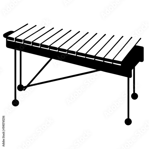 marimba on white