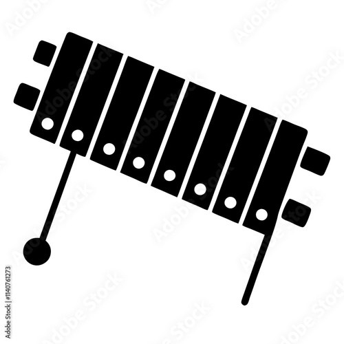 xylophone on white