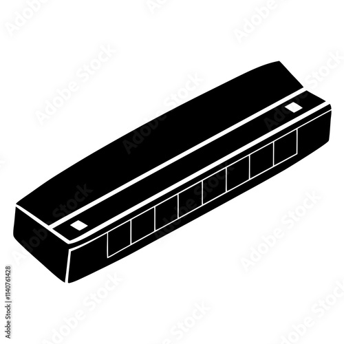 harmonica vector illustration