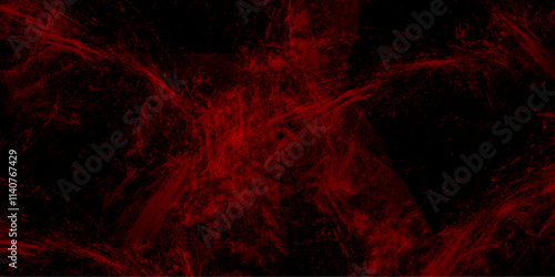 Abstract Brimstone Red grunge marble texture in Dark red background. Cosmic Red galaxy with stars and nebula. liquid marble surface design of Space, nebula, Starry night sky.