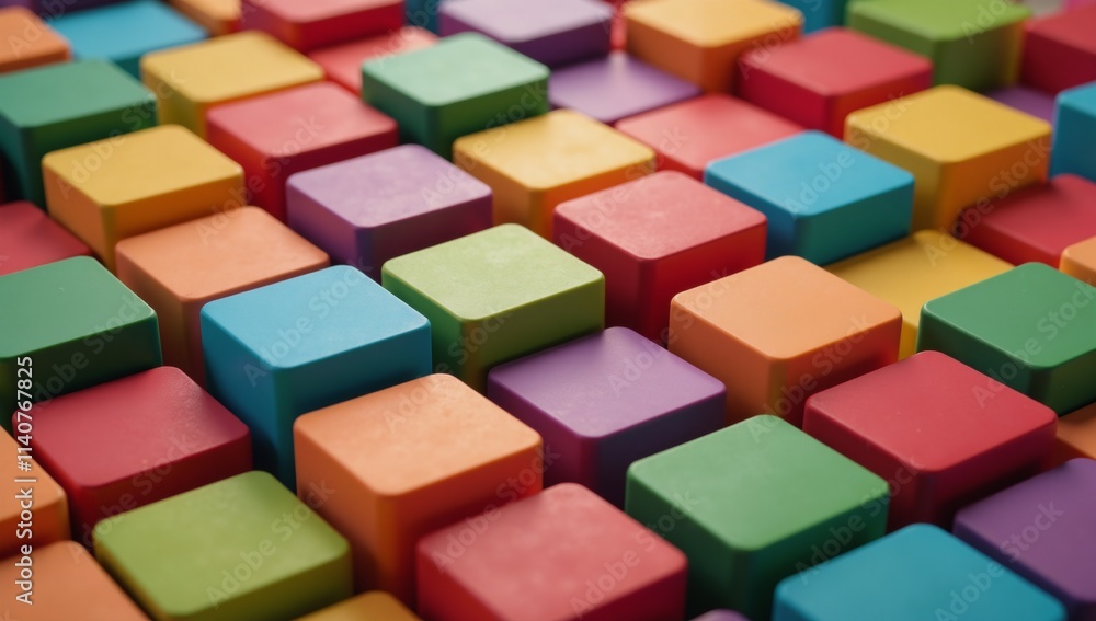 Unity-promoting cubes symbolize teamwork diversity emphasizing equality anti-racism efforts Unity-promoting cubes symbolize teamwork diversity emphasizing equality anti-racism efforts