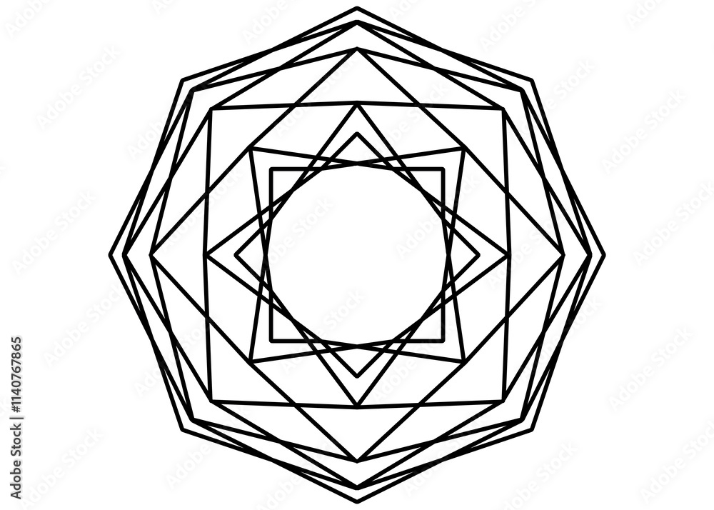 series of mandala line art design for tattoo logo icon graphic. illustration. series of mandala line art design for tattoo logo icon graphic. illustration.