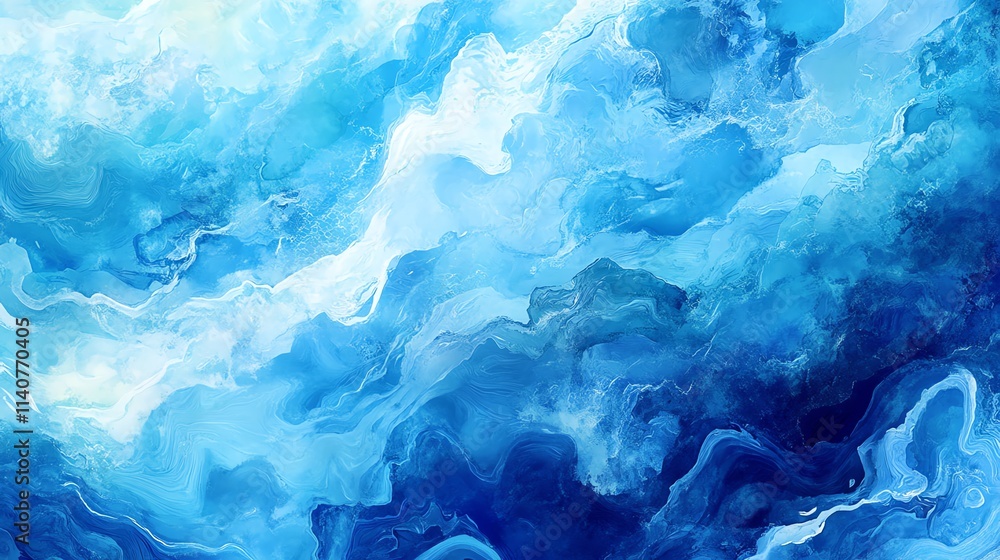 Beautiful abstract blue waves with fluid motion and depth. Beautiful abstract blue waves with fluid motion and depth.