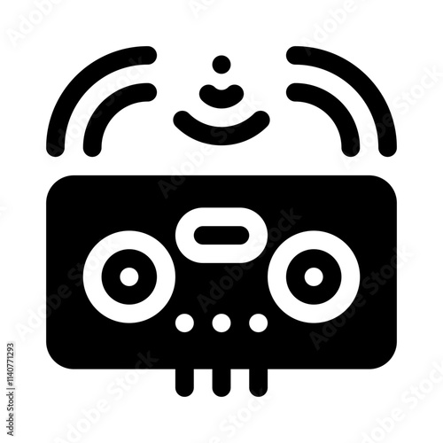 ultrasonic glyph icon