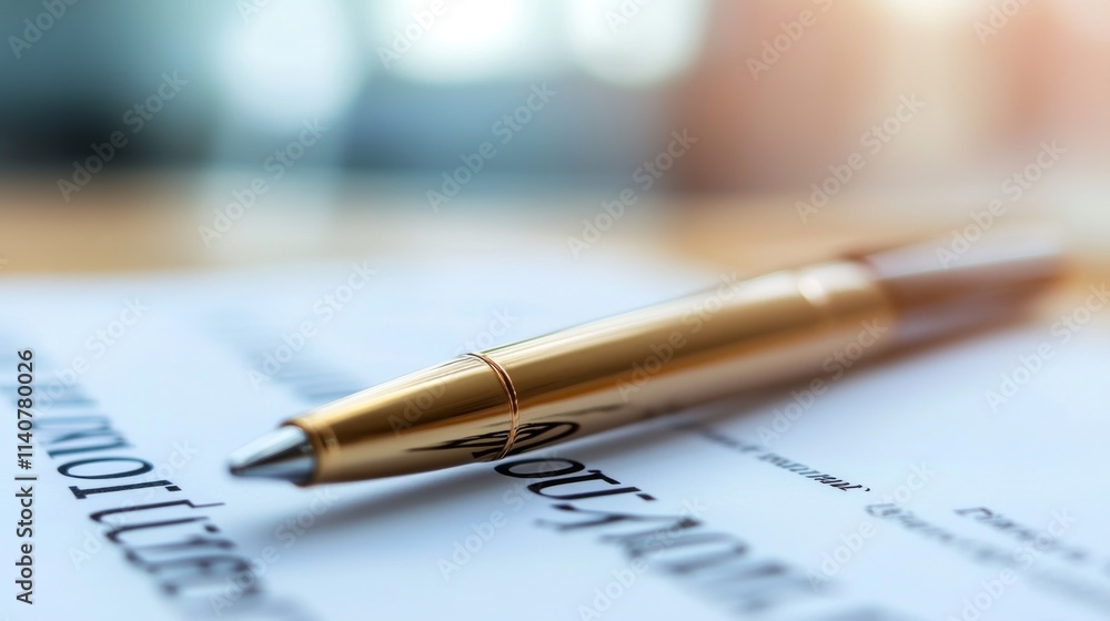 pen with document photo illustration generated by ai pen with document photo illustration generated by ai