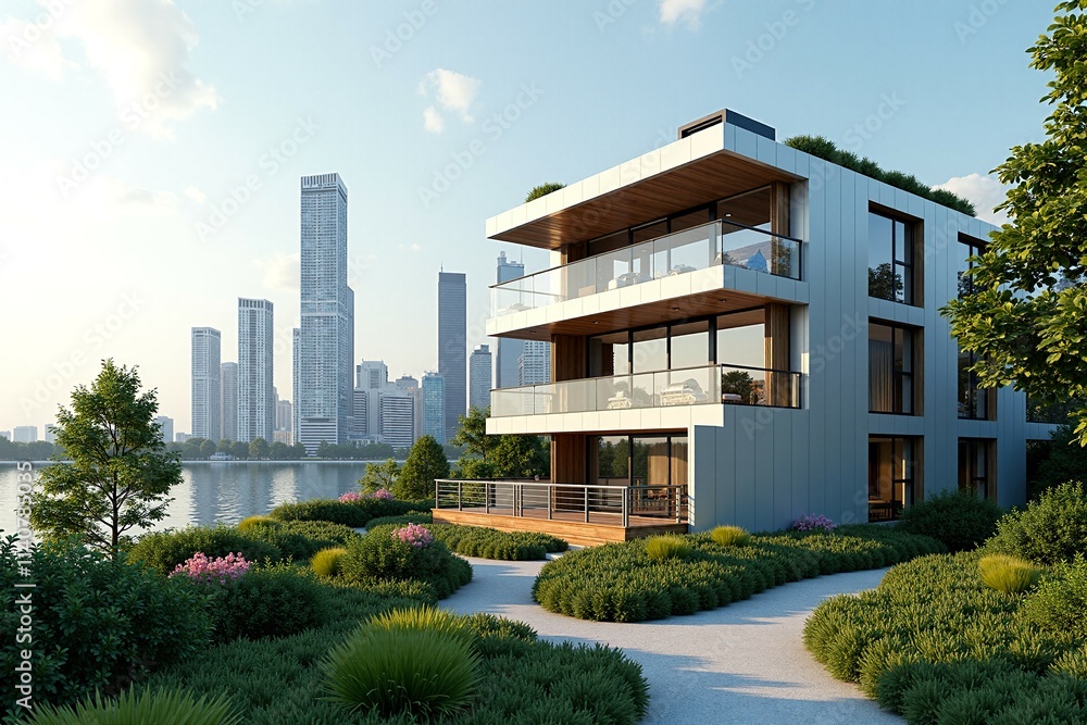 Modern Residential Building Modern Residential Building