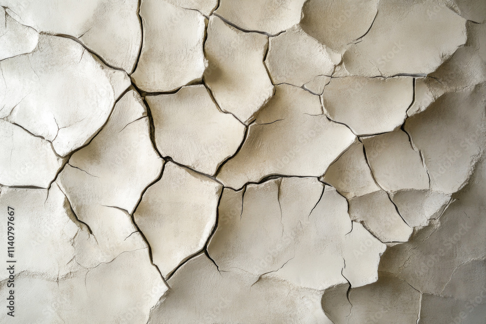 Cracked parched earth texture with natural patterns and rough surface Cracked parched earth texture with natural patterns and rough surface