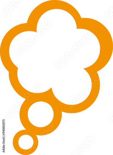 Bulle vide reflection ajouter texte