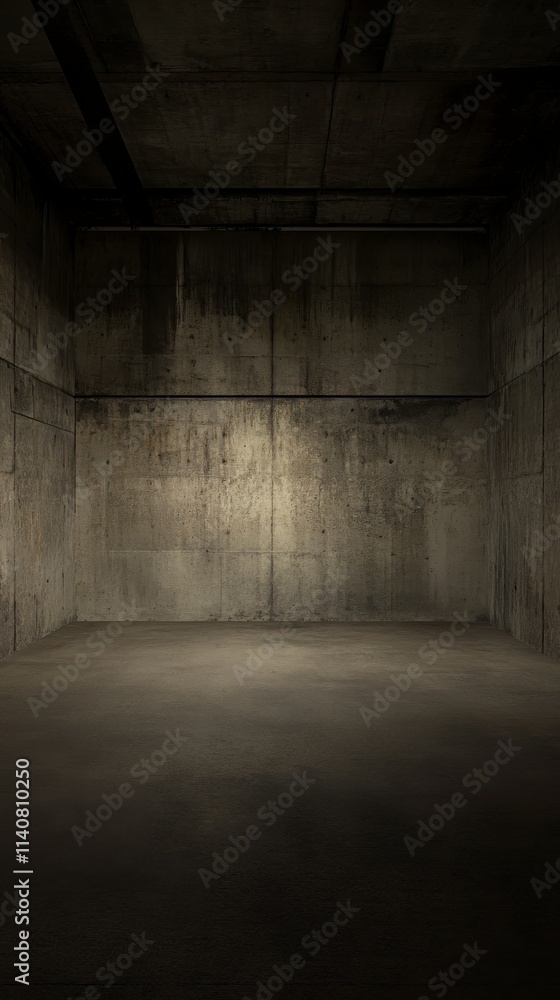 Empty Concrete Room - Modern Architectural Design Empty Concrete Room - Modern Architectural Design