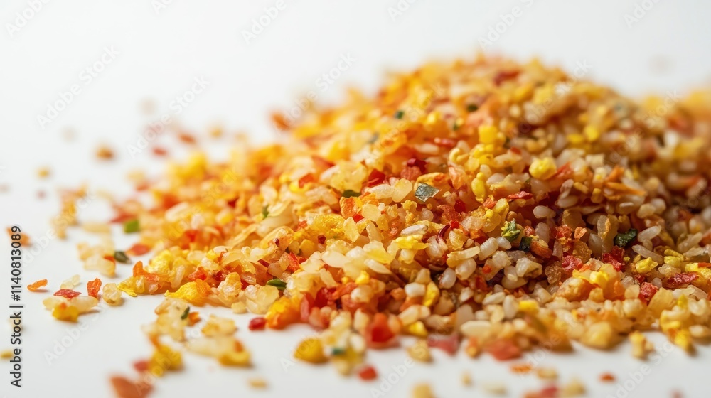 Close-Up of Saffron-Infused Spanish Fried Rice Close-Up of Saffron-Infused Spanish Fried Rice