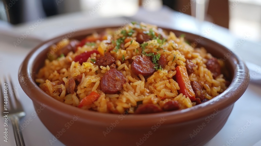Rustic Spanish Fried Rice with Chorizo and Peppers Rustic Spanish Fried Rice with Chorizo and Peppers