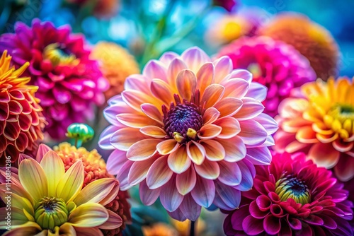 Watercolor Flower Composition Portrait Photography: Artistic Floral Still Life Images