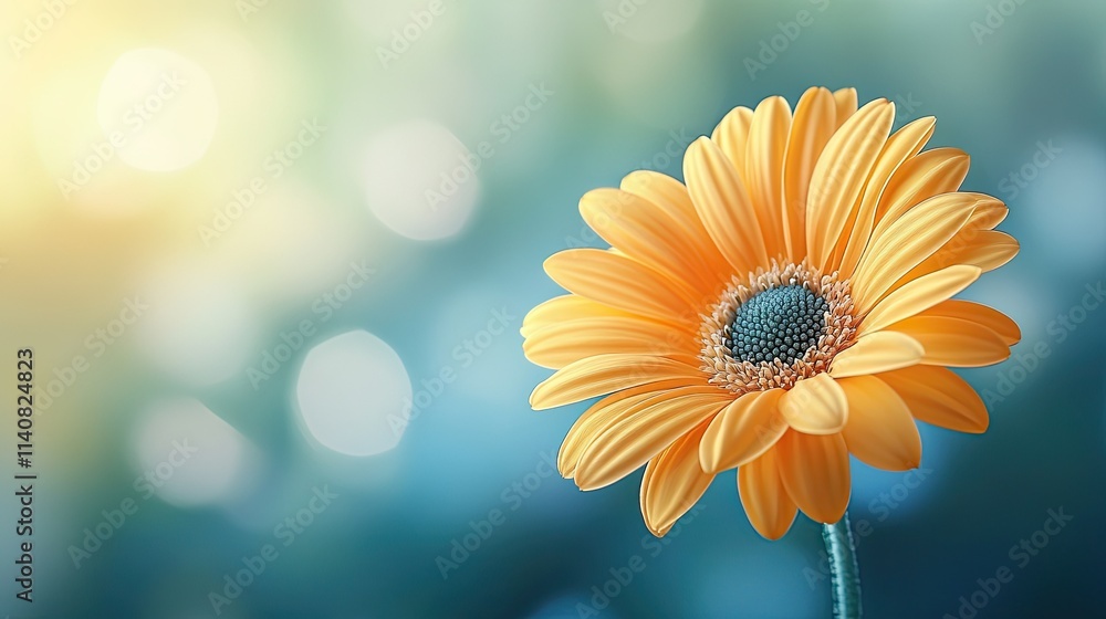 Radiant Yellow Gerbera Daisy: A Close-Up on Beauty and Nature's Splendor Radiant Yellow Gerbera Daisy: A Close-Up on Beauty and Nature's Splendor