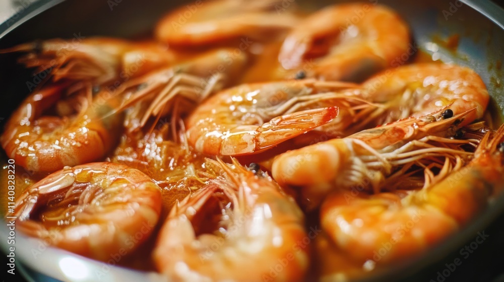 Delicious Sauteed Shrimp in a Pan Delicious Sauteed Shrimp in a Pan