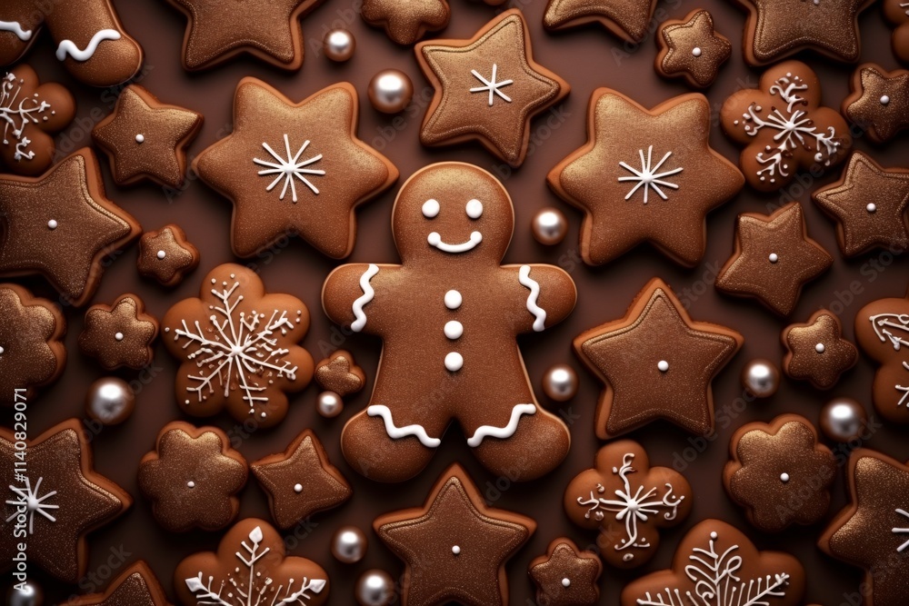 Christmas Gingerbread Cookie Background, Gingerbread Man Cookie, Christmas Background, Gingerbread Man Digital Paper Christmas Gingerbread Cookie Background, Gingerbread Man Cookie, Christmas Background, Gingerbread Man Digital Paper
