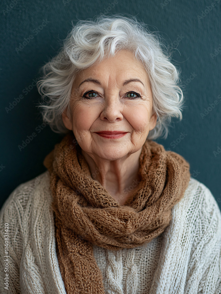 Close-up portraits of smiling senior individuals with natural expressions, warm and confident poses, set against a soft blue background, celebrating aging and positive emotions Close-up portraits of smiling senior individuals with natural expressions, warm and confident poses, set against a soft blue background, celebrating aging and positive emotions