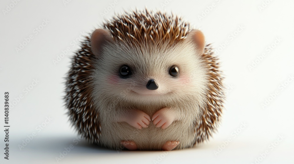Adorable Baby Hedgehog: A Close-Up Portrait of Cuteness Adorable Baby Hedgehog: A Close-Up Portrait of Cuteness