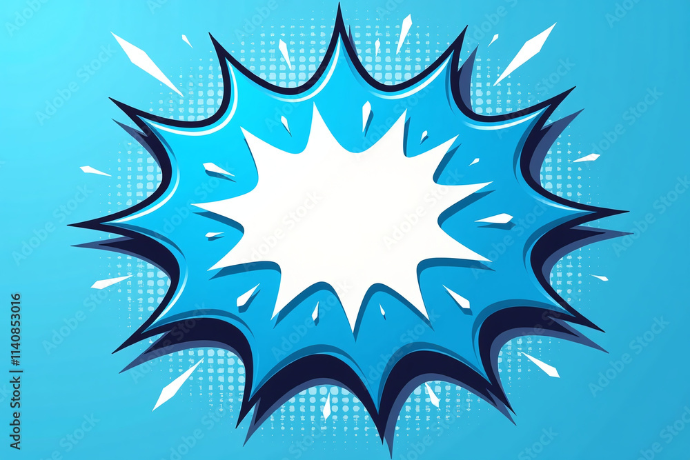 blue comic explosion bubble white burst ideal text graphic design elements adds visual interest instantly blue comic explosion bubble white burst ideal text graphic design elements adds visual interest instantly