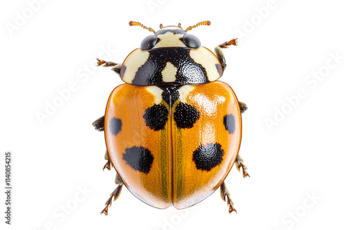 a close up of a ladybug photo