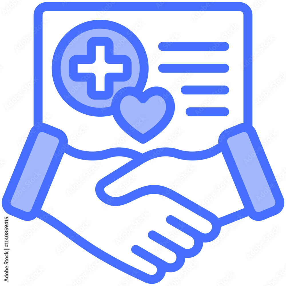 Fototapeta premium Agreement Icon