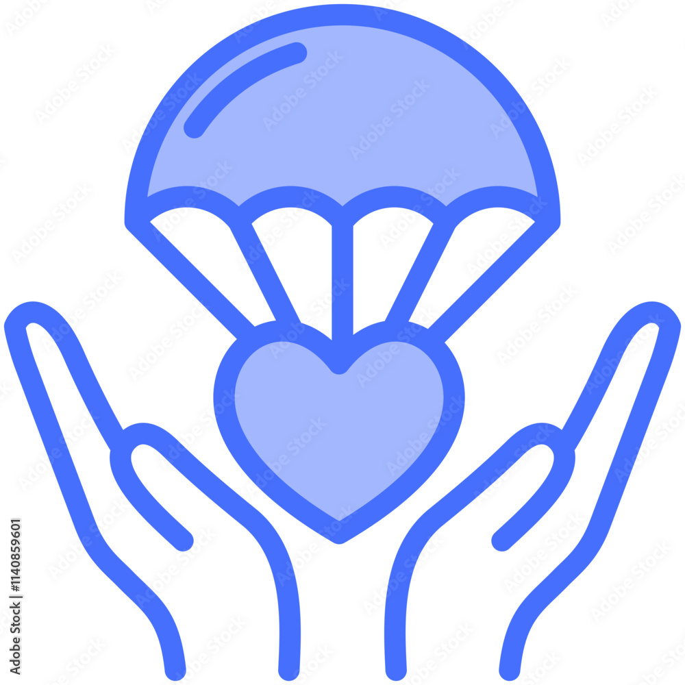 Obraz premium Humanitarian Aid Icon