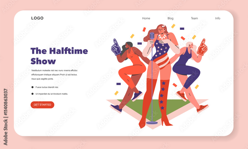 Super Bowl. Flat Vector Illustration Super Bowl. Flat Vector Illustration